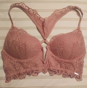 VS PINK Plunge Lace Bra